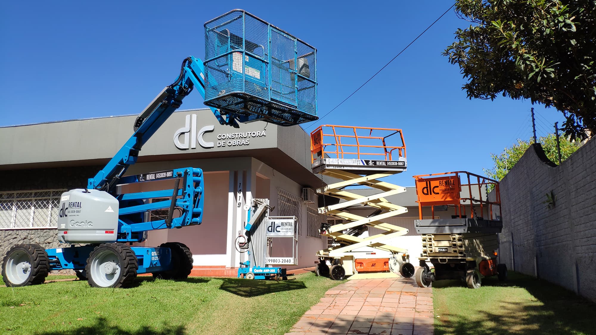 Estrutura e equipe DLC Rental